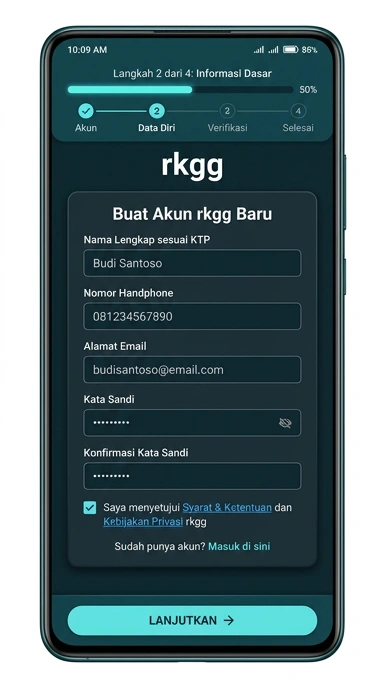 Panduan Lengkap Registrasi Akun rkgg untuk Pengguna Android